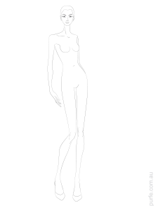 Download Fashion Figure Template