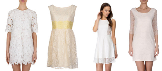 lace a-line dresses